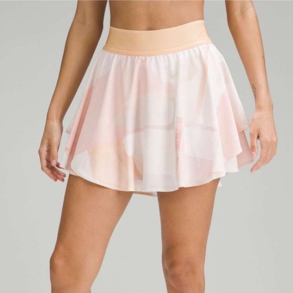 Lululemon Court Rival High-Rise Skirt Garrogeo Multi size 4 Tennis workout - Picture 1 of 15
